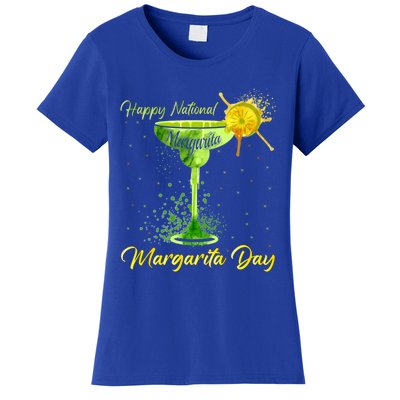 Happy National Margarita Day Funny Gift Women's T-Shirt