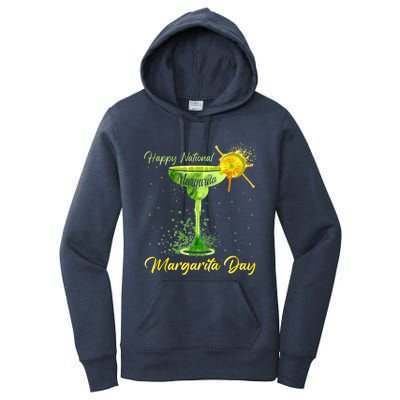 Happy National Margarita Day Funny Gift Women's Pullover Hoodie