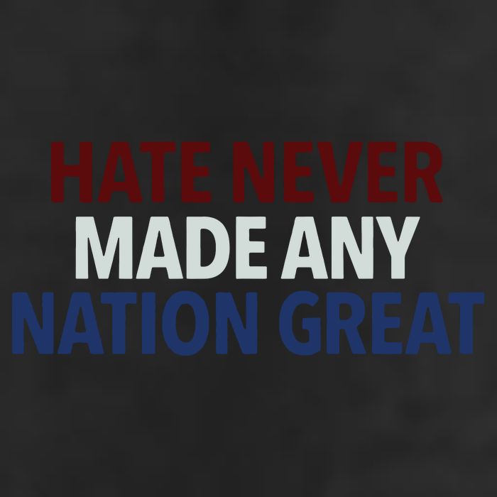Hate Never Made Any Nation Great Racial Equality Adult Drive Performance Visor