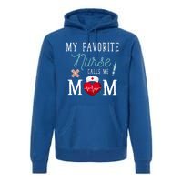 Healthcare Nursery Medical Nursing Mom Stethoscope Nurse Gift Premium Hoodie