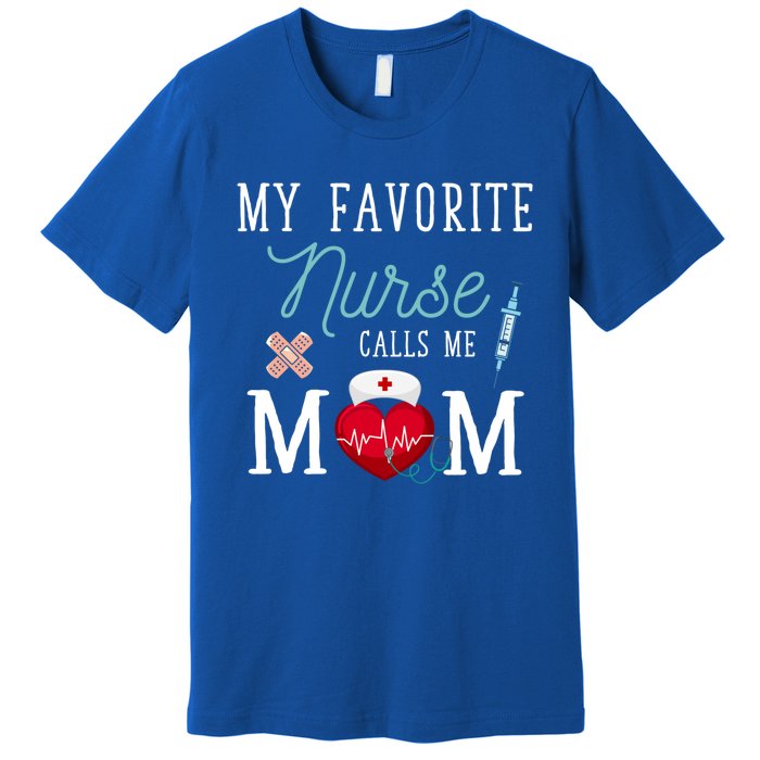 Healthcare Nursery Medical Nursing Mom Stethoscope Nurse Gift Premium T-Shirt