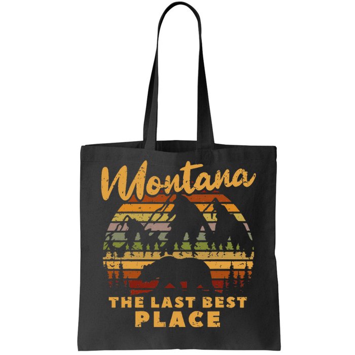 Hihing Nature Montana The Last Best Place Tote Bag