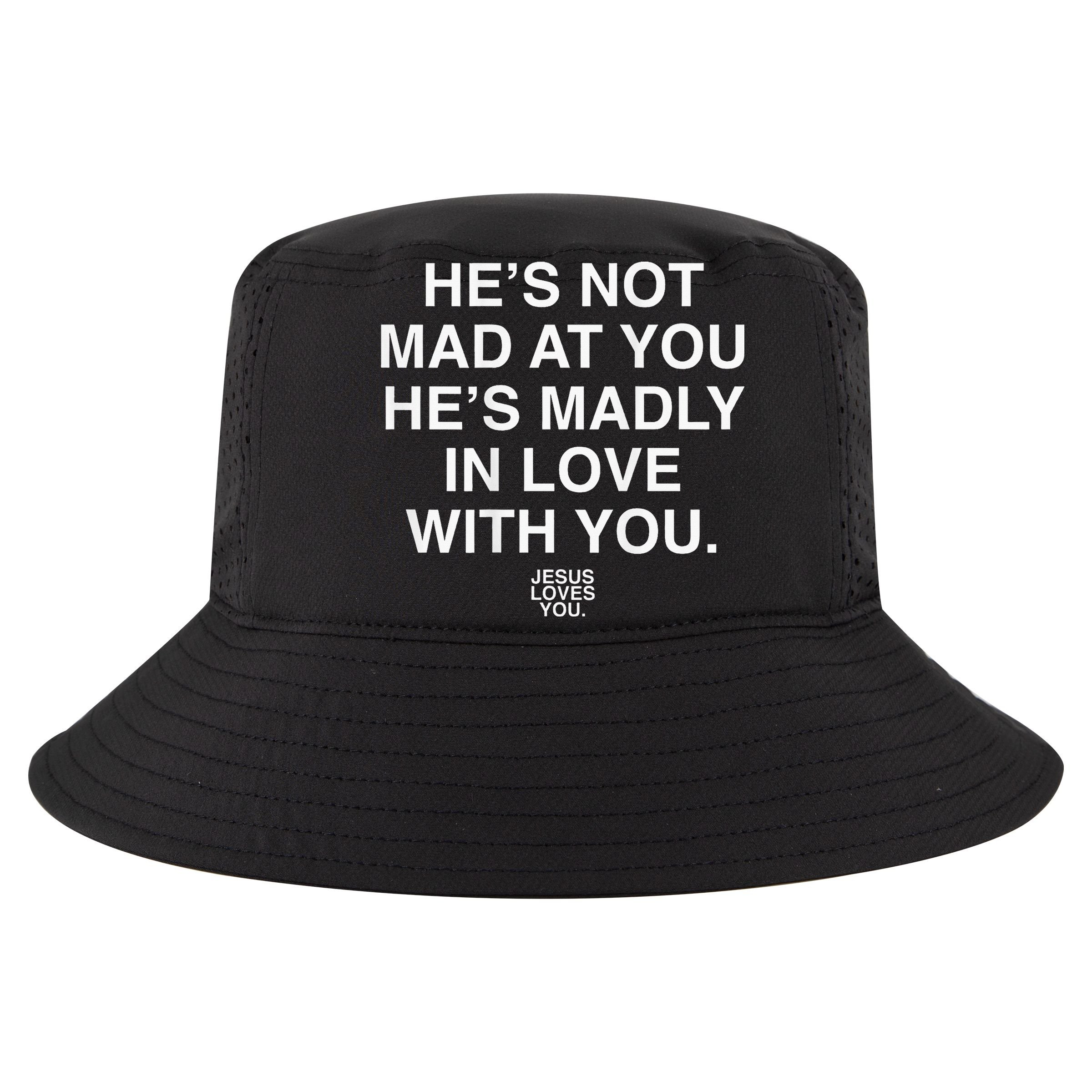 He's Not Mad At You He's Madly In Love With You Jesus Lovers 16 in Basic Backpack