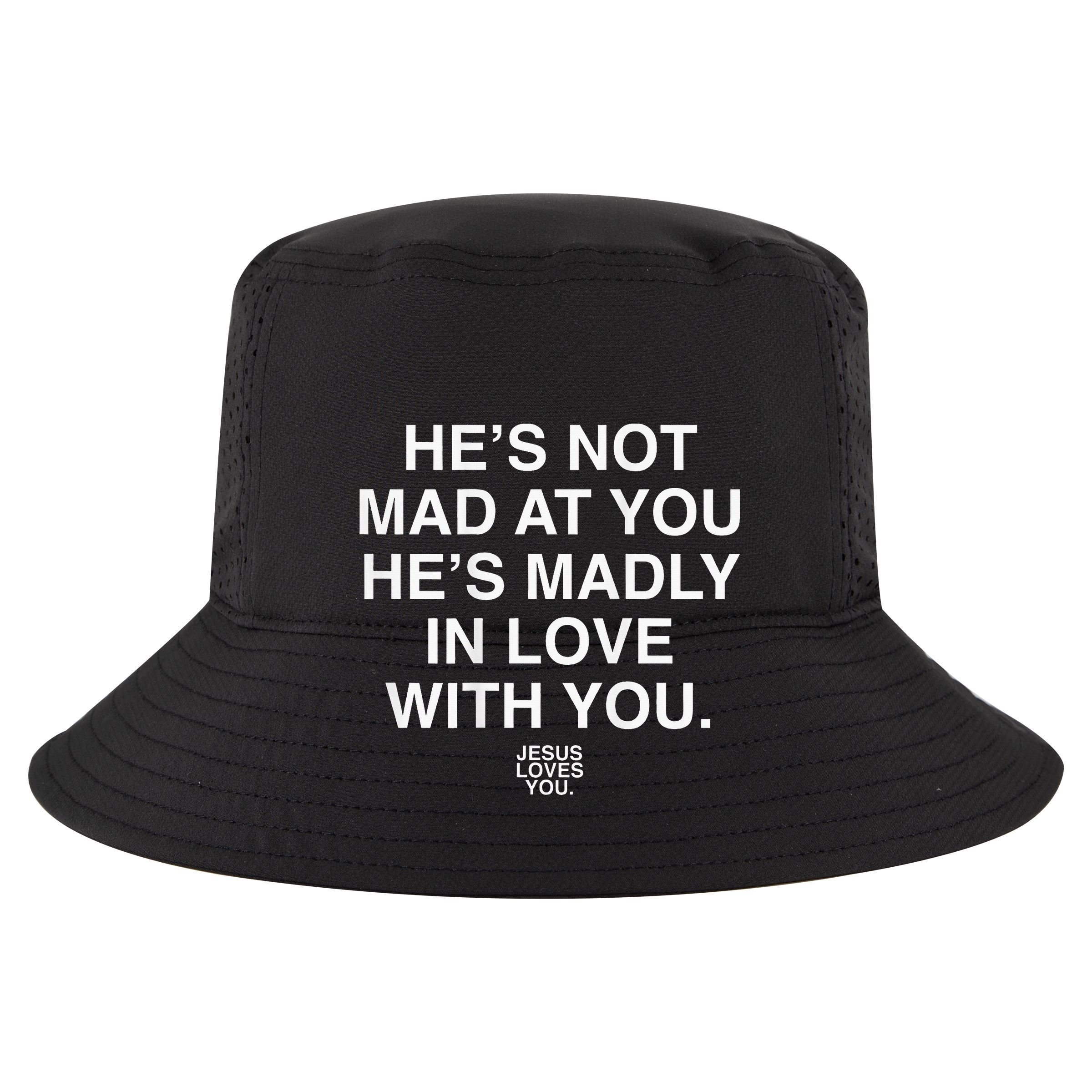 He's Not Mad At You He's Madly In Love With You Jesus Lovers Vector Backpack