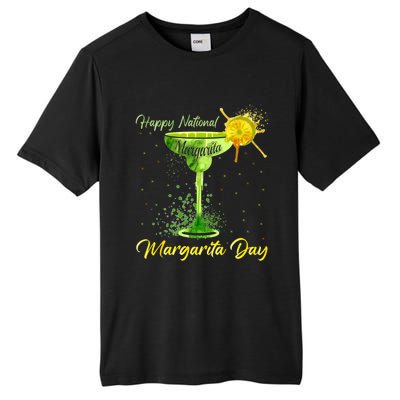 Happy National Margarita Day Great Gift Tall Fusion ChromaSoft Performance T-Shirt