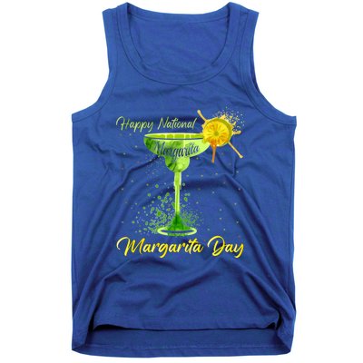 Happy National Margarita Day Great Gift Tank Top