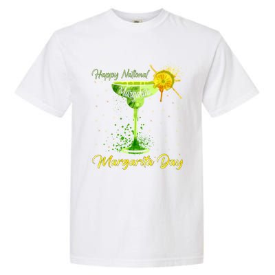 Happy National Margarita Day Great Gift Garment-Dyed Heavyweight T-Shirt