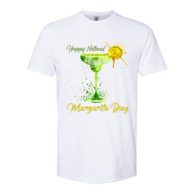 Happy National Margarita Day Great Gift Softstyle CVC T-Shirt