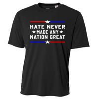 Hate Never Made Any Nation Great Cooling Performance Crew T-Shirt