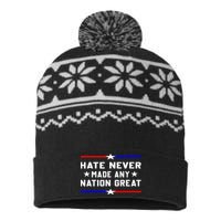 Hate Never Made Any Nation Great USA-Made Snowflake Beanie