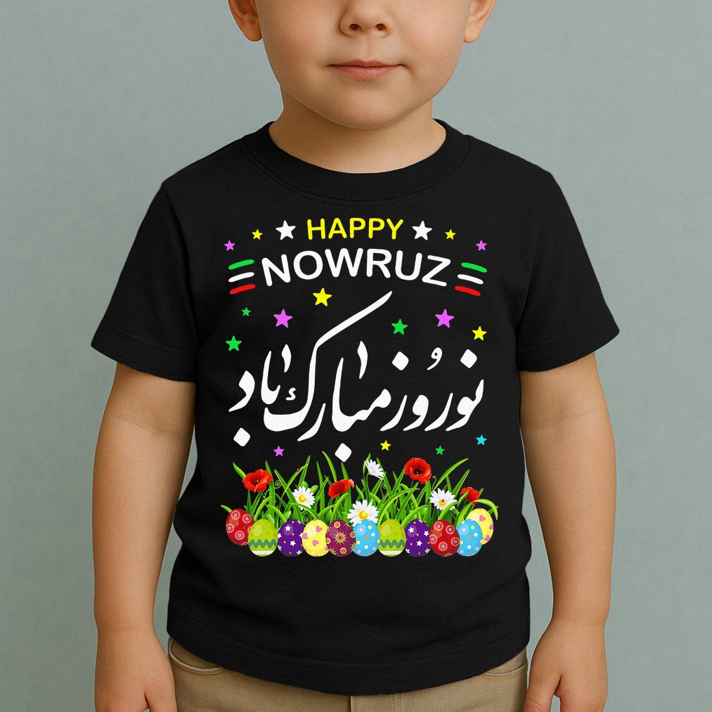 Happy Nowruz Mubarak Kurdistan & Iran & Pakistan New Year Toddler T-Shirt