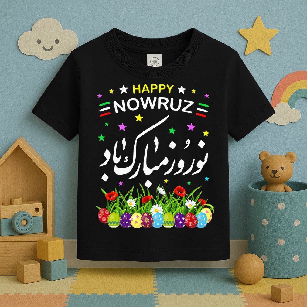 Happy Nowruz Mubarak Kurdistan & Iran & Pakistan New Year Toddler T-Shirt