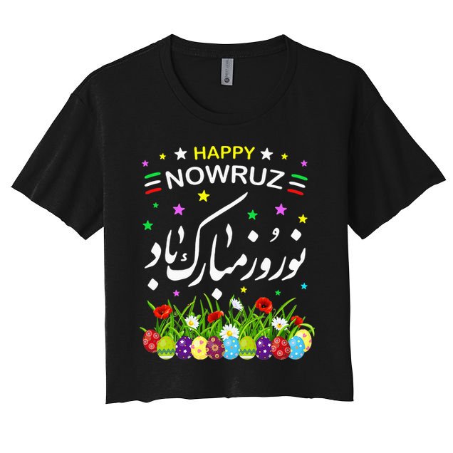 Happy Nowruz Mubarak Kurdistan & Iran & Pakistan New Year Crop Top