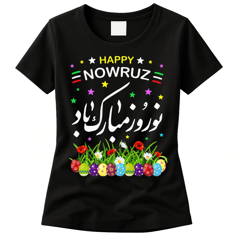 Happy Nowruz Mubarak Kurdistan & Iran & Pakistan New Year Womens T-Shirt
