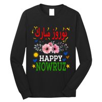 Happy Nowruz Mubarak Norouz Kurdistan Persian New Year Long Sleeve Shirt