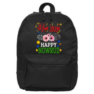 Happy Nowruz Mubarak Norouz Kurdistan Persian New Year 16 in Basic Backpack