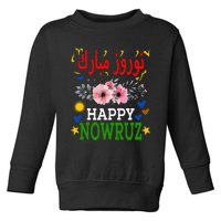 Happy Nowruz Mubarak Norouz Kurdistan Persian New Year Toddler Sweatshirt