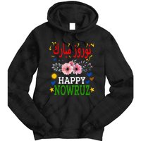 Happy Nowruz Mubarak Norouz Kurdistan Persian New Year Tie Dye Hoodie