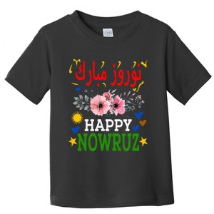 Happy Nowruz Mubarak Norouz Kurdistan Persian New Year Toddler T-Shirt