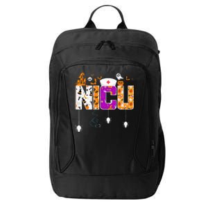 Halloween NICU Nurse Hospital Party Retro Nursing Students City Backpack