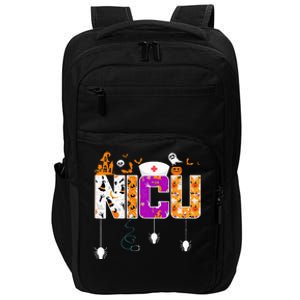 Halloween NICU Nurse Hospital Party Retro Nursing Students Impact Tech Backpack