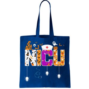 Halloween NICU Nurse Hospital Party Retro Nursing Students Tote Bag