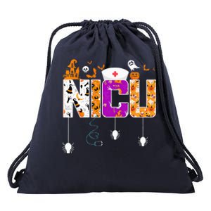 Halloween NICU Nurse Hospital Party Retro Nursing Students Drawstring Bag