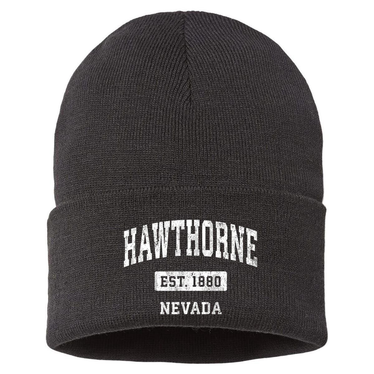 Hawthorne Nevada Nv Vintage Sports Established Sustainable Knit Beanie