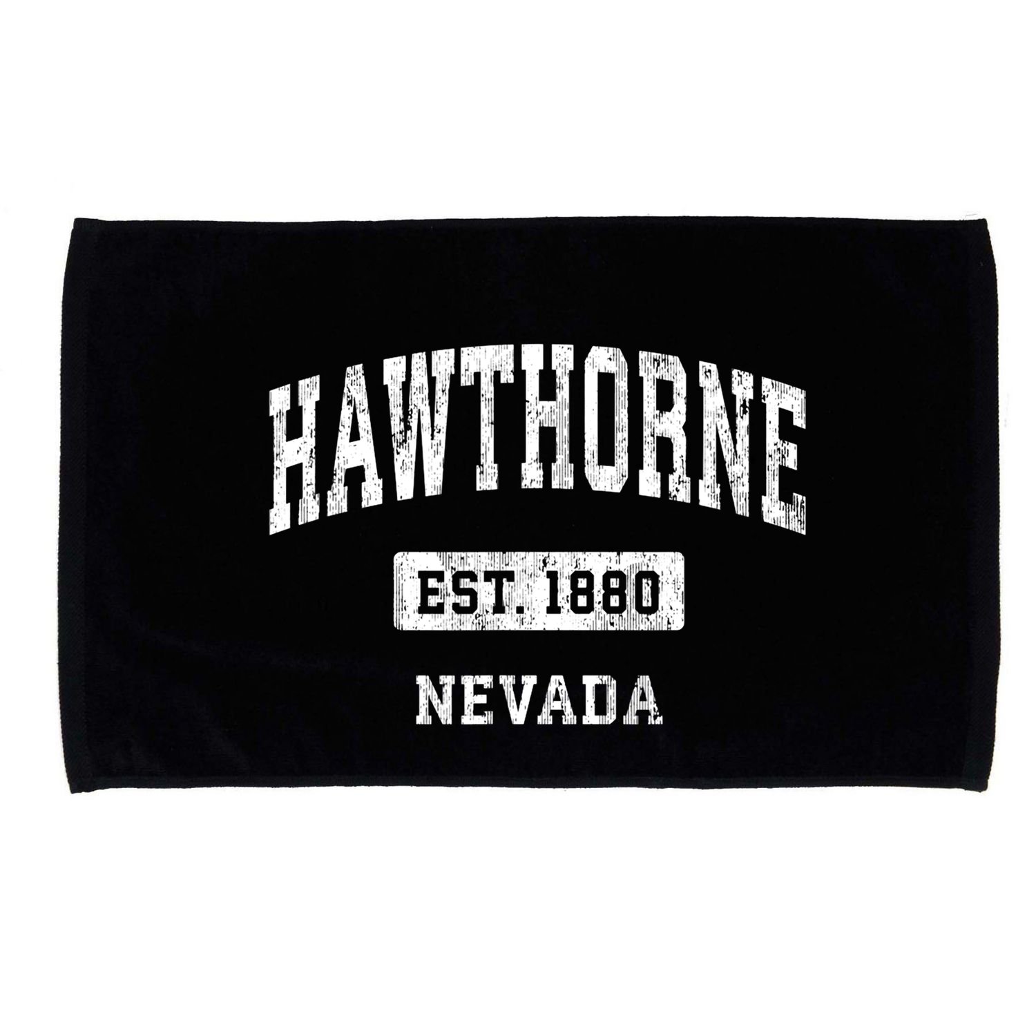 Hawthorne Nevada Nv Vintage Sports Established Microfiber Hand Towel