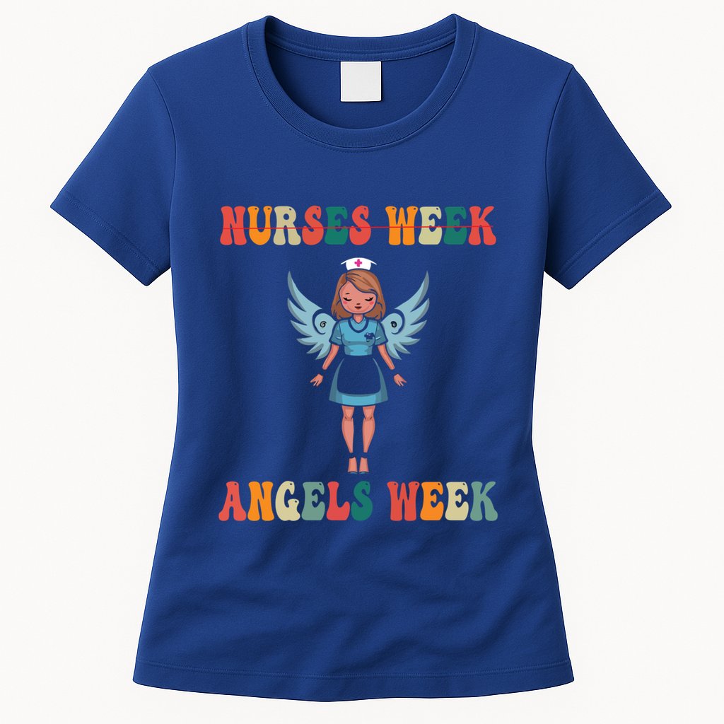 Happy National Nurses Week Funny NurseS Day Cute Cna Nurse Gift Womens T-Shirt