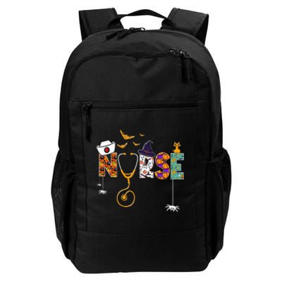 Halloween Nurse Nursing Cute Health Worker Halloween Pattern Daily Commute Backpack