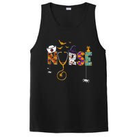 Halloween Nurse Nursing Cute Health Worker Halloween Pattern PosiCharge Competitor Tank