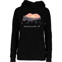 Hendersonville Nc North Carolina Wildlife Bear Blue Ridge Mt Womens Funnel Neck Pullover Hood