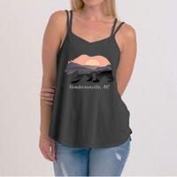 Hendersonville Nc North Carolina Wildlife Bear Blue Ridge Mt Women's Strappy Tank