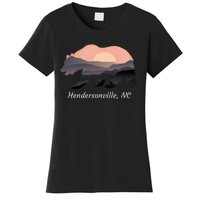 Hendersonville Nc North Carolina Wildlife Bear Blue Ridge Mt Women's T-Shirt