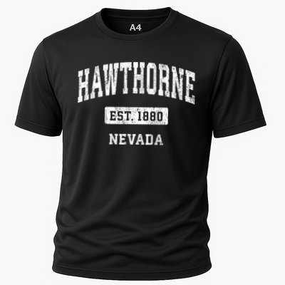 Hawthorne Nevada Nv Vintage Sports Established Cooling Performance Crew T-Shirt