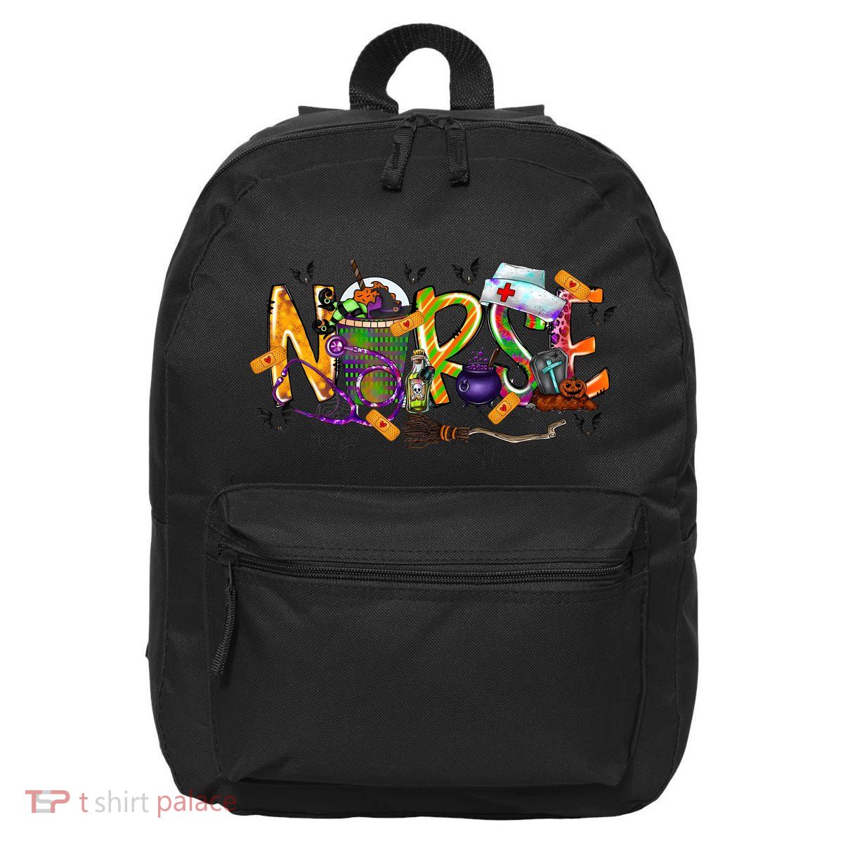Halloween Nurse Nursing Health Care 16 in Basic Backpack