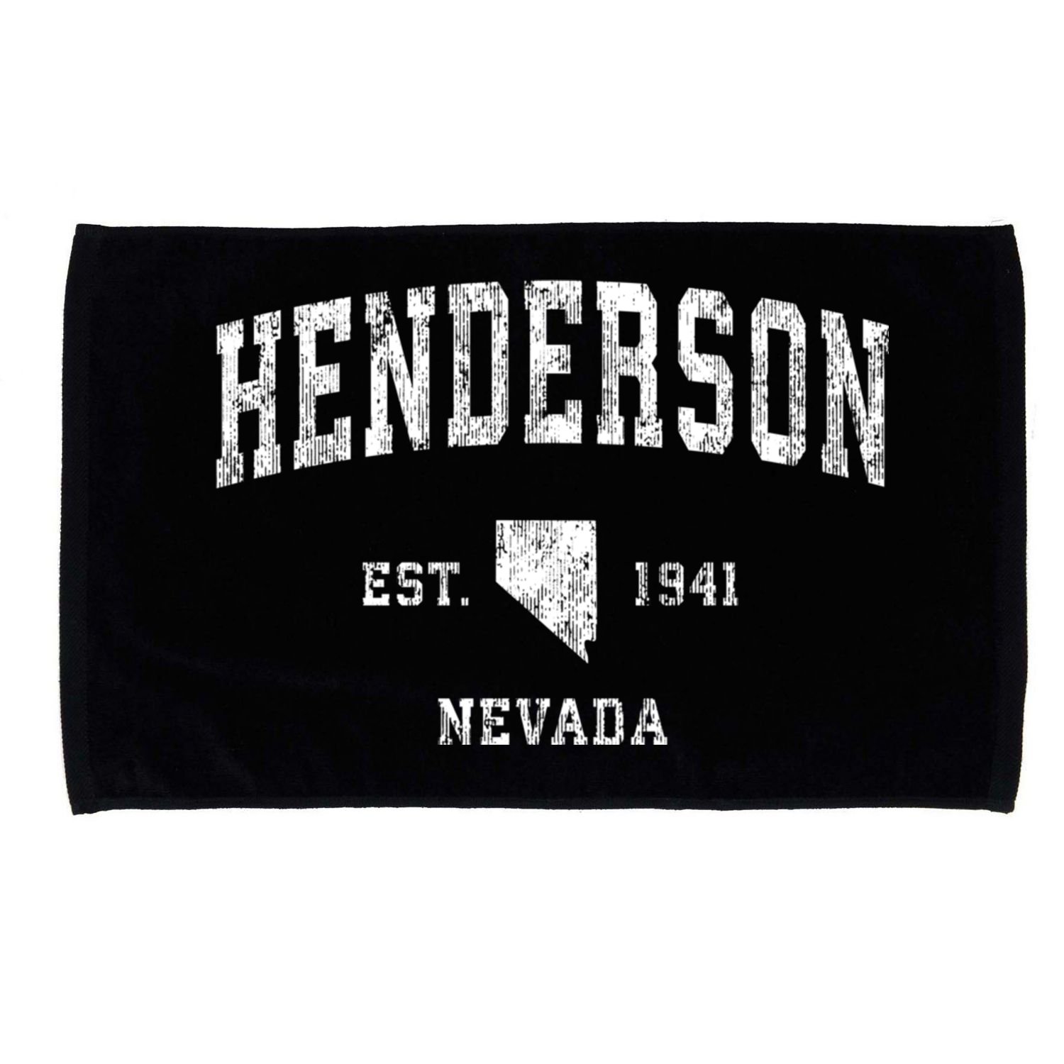 Henderson Nevada Nv Vintage Athletic Sports Design Established Microfiber Hand Towel