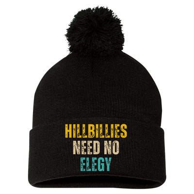 Hillbillies Need No Elegy Pom Pom 12in Knit Beanie