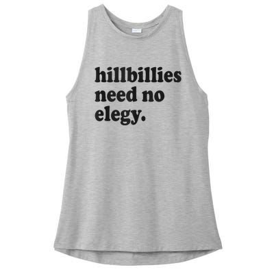 Hillbillies Need No Elegy Groovy Ladies PosiCharge Tri-Blend Wicking Tank