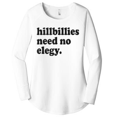 Hillbillies Need No Elegy Groovy Women's Perfect Tri Tunic Long Sleeve Shirt