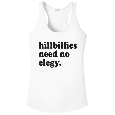 Hillbillies Need No Elegy Groovy Ladies PosiCharge Competitor Racerback Tank