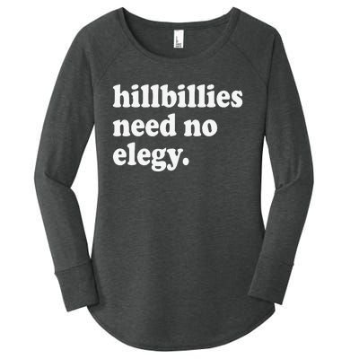 Hillbillies Need No Elegy Groovy Women's Perfect Tri Tunic Long Sleeve Shirt