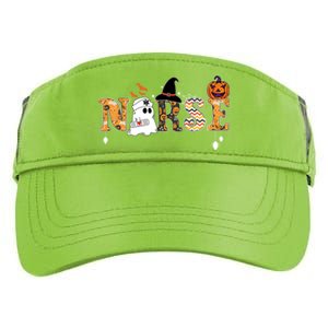 Halloween Nurse Nursing Cute Health Worker Halloween Pattern Gift Adult Drive Performance Visor