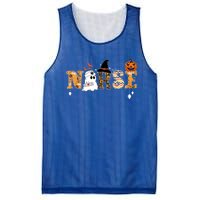 Halloween Nurse Nursing Cute Health Worker Halloween Pattern Gift Mesh Reversible Basketball Jersey Tank