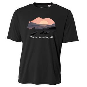 Hendersonville Nc North Carolina Wildlife Bear Blue Ridge Mt Cooling Performance Crew T-Shirt