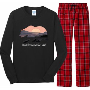 Hendersonville Nc North Carolina Wildlife Bear Blue Ridge Mt Long Sleeve Pajama Set