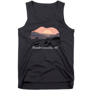 Hendersonville Nc North Carolina Wildlife Bear Blue Ridge Mt Tank Top