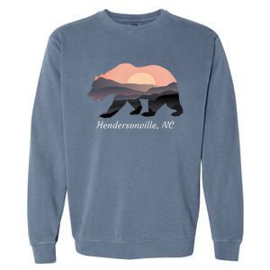 Hendersonville Nc North Carolina Wildlife Bear Blue Ridge Mt Garment-Dyed Sweatshirt