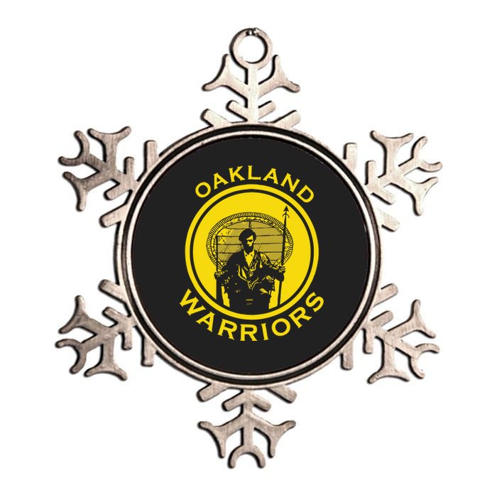 Huey Newton Oakland Warriors Metallic Star Ornament